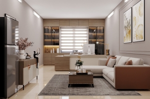 Mẫu thiết kế nội thất văn phòng làm việc hiện đại sang trọng tại Thành Phố Hạ Long Quảng Ninh