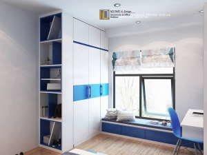 Thiết kế nội thất chung cư căn hộ 3 phòng ngủ chung cư Newlife Hạ Long - chị Phương 