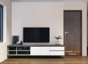 Mẫu thiết kế nội thất căn hộ chung cư chị Hằng hiên đại và trẻ trung tại Thành Phố Hạ Long Quảng Ninh