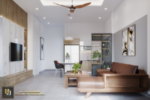 Thiết kế thi công nội thất nhà phố hiện đại tại Vân đồn - Quảng Ninh