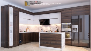 Tủ bếp hiện đại - Tủ bếp Anh Cường - Phường Yết Kiêu - Tp Hạ Long