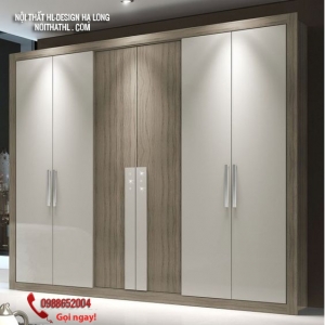 Thiết Kế Tủ Quần Áo Hiện Đại Gỗ Công Nghiệp Cao Cấp Tại Hạ Long - Nội Thất HL-Design Hạ Long