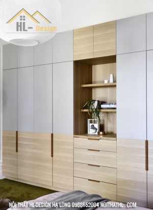  Thiết Kế Tủ Quần Áo Hiện Đại Gỗ Công Nghiệp Cao Cấp Tại Hạ Long - Nội Thất HL-Design Hạ Long