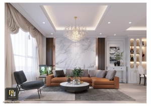 Thiết kế nội thất căn chung cư SIÊU ĐẸP theo phong cách tân cổ điển tại thành phố Hạ Long Quảng Ninh