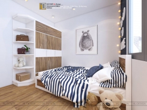 Thiết kế căn hộ chung cư 2 phòng ngủ - Chung cư Hạ Long