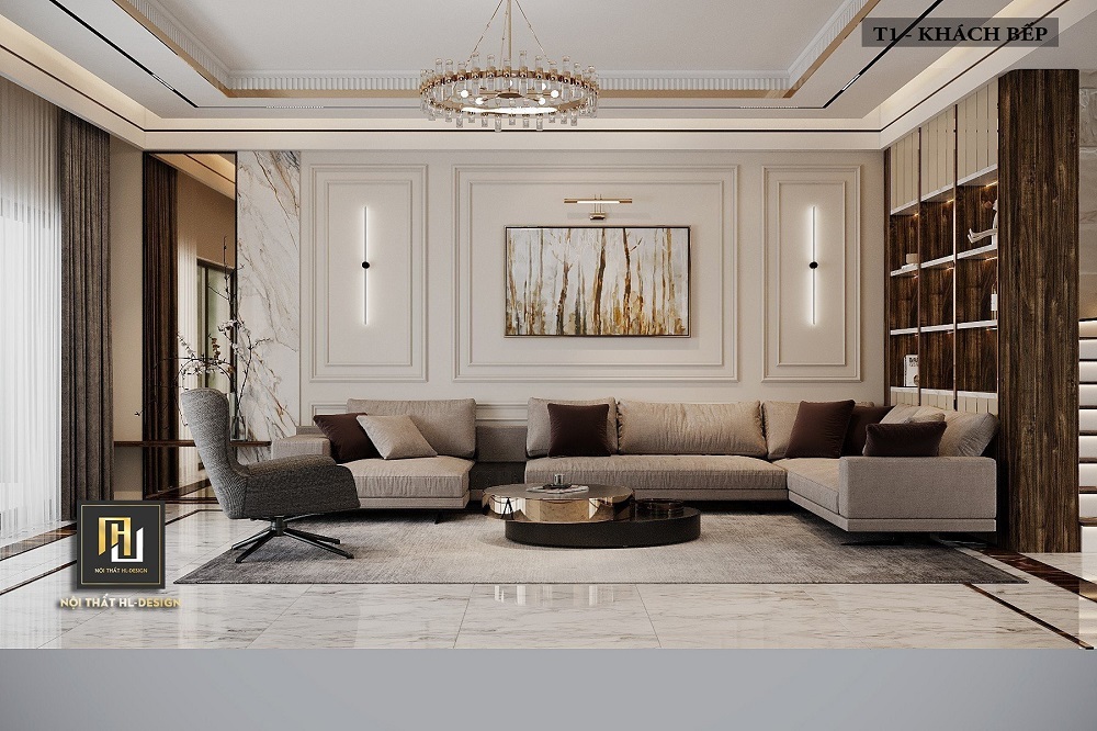 Công ty nội thất HL-Design: Đơn vị thiết kế và thi công nội thất biệt thự cho nhà anh Kiên tại Hạ Long – Quảng Ninh