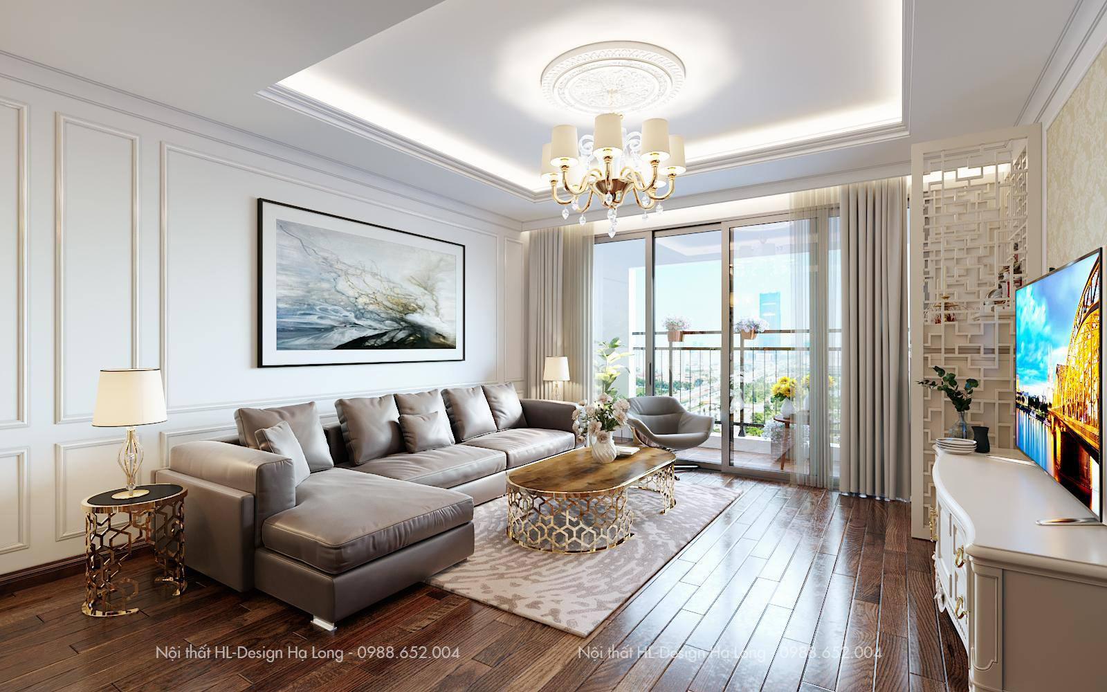 Thiết kế nội thất tân cổ điển tại Quảng Ninh